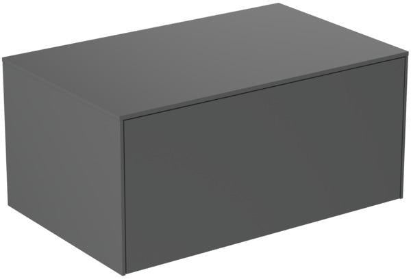Ideal Standard Conca Waschtischunterschrank 802 mm, 1 Auszug, Push-Open & Softclose, Weiß Matt