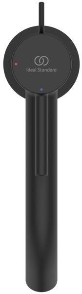 Ideal Standard Ceraline Nuovo Waschtischarmatur 135 mm mit Ablaufgarnitur und BlueStart, Chrom