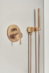 IDEAL STANDARD Idealrain Atelier Wandanschlussbogen G1/2 Brushed Gold mit Rosette