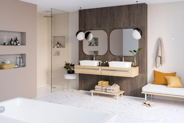 Ideal Standard Connect Air Waschtischarmatur 150 mm mit Ablaufgarnitur und Heißwasser-Sparfunktion in Chrom