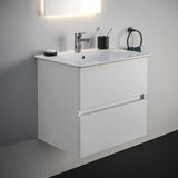 IDEAL STANDARD Waschtischunterschrank Eurovit+ 700 mm mit 2 Softclose-Auszügen in Grau