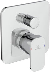 Ideal Standard Tonic II Unterputz-Badearmatur Bausatz 2, Rosette 163x163 mm, Chrom