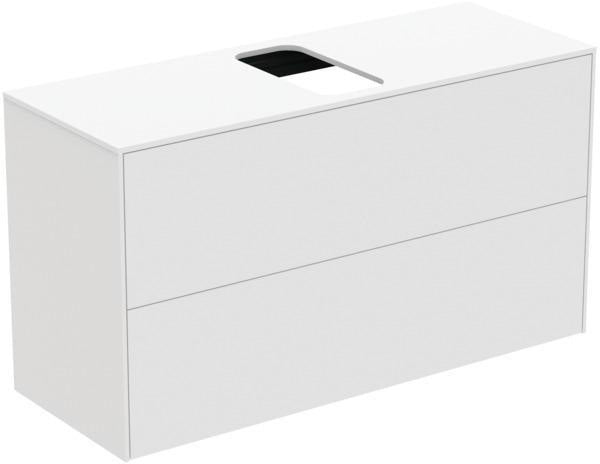 IDEAL STANDARD Conca Waschtischunterschrank 1002 mm, 2 Auszüge, Push-Open, Weiß Matt