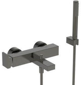 Ideal Standard Extra Badearmatur Aufputz 210 mm mit Stab-Handbrause und Zugumsteller in Chrom