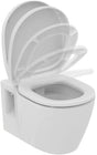 Ideal Standard Connect Wand-WC-Paket randlos mit SoftClosing WC-Sitz, 365x550x340 mm, Weiß