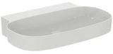 Ideal Standard Linda-X Aufsatzwaschtisch 750x500x135 mm Weiß ohne Hahnloch und Überlauf