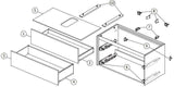 Ideal Standard Conca Waschtischunterschrank 1002 mm, 2 Auszüge, Sunset matt, wandhängend