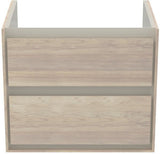 IDEAL STANDARD Connect Air Waschtischunterschrank 600 mm, 2 Auszüge, Weiß Glanz/Matt