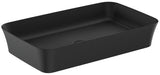IDEAL STANDARD Ipalyss Schale 650x400x120 mm Seidenweiß – Aufsatzwaschtisch ohne Hahnloch & Überlauf