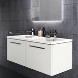 Ideal Standard i.life B Möbel-Doppelwaschtisch 1210 mm Weiß mit Überlauf und 2x 1 Hahnloch