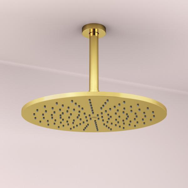IDEAL STANDARD Idealrain Deckenanschluss 180 mm Chrom – Für Duschkopf, 1/2 Zoll Außengewinde