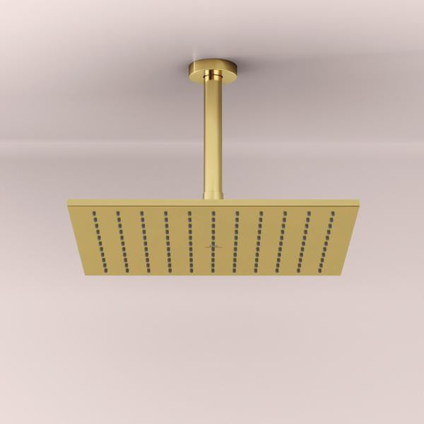 IDEAL STANDARD Idealrain Deckenanschluss 180 mm Chrom – Für Duschkopf, 1/2 Zoll Außengewinde