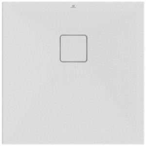 Ideal Standard Ultra Flat Evo Quadrat-Brausewanne 700x700x35mm Seidenweiß – Flacher Einbau, Rutschhemmung