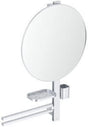 Ideal Standard Beauty Bar Accessoires-Kombi Alu+ L800 mit Kosmetikspiegel Ø508 mm Silver