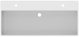 Ideal Standard Extra Aufsatzwaschtisch 1015 mm, 2x 1 Hahnloch, mit Überlauf, geschliffen Weiß