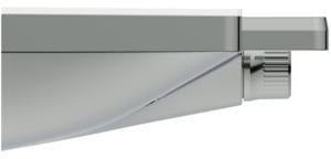 Ideal Standard Badethermostat AP Ceratherm S200 mit Ablage Chrom – Thermostatisch, Zweigriffig, Wandmontage