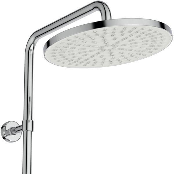 IDEAL STANDARD Duschsystem Ceratherm T25 mit Badethermostat, runder Kopfbrause und Handbrause in Chrom