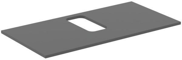 Ideal Standard i.life B Waschtischplatte 1002x507x18 mm Weiß Matt – mittiger Ausschnitt