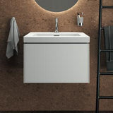 Ideal Standard Conca Waschtischunterbau 600 mm Weiß mit Push-Open-Auszug – MDF-Front, wandhängend