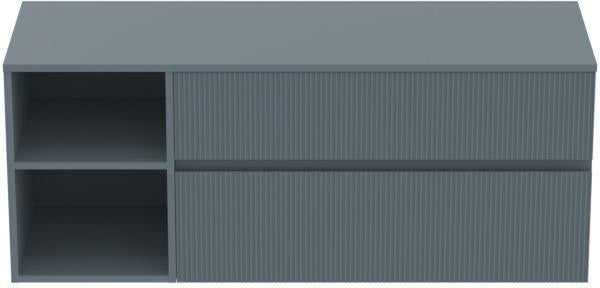 Ideal Standard Finesse Waschtischunterschrank 1402 mm, 2 Auszüge, Greige matt