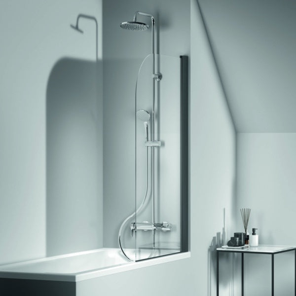 Ideal Standard Duschsystem Cerafine O mit Badearmatur Chrom – Regenkopfbrause & Handbrause