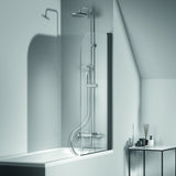 Ideal Standard Duschsystem Cerafine O mit Badearmatur Chrom – Regenkopfbrause & Handbrause
