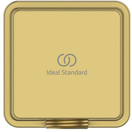 IDEAL STANDARD Idealrain Atelier Wandanschlussbogen G1/2 eckige Rosette Brushed Gold
