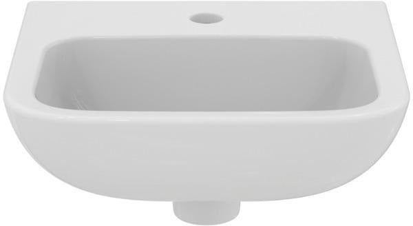 Ideal Standard Contour 21 Handwaschbecken 400 mm Weiß – 1 Hahnloch, ohne Überlauf