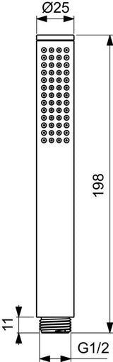 Ideal Standard IS Armaturen-Bundle UP Ceratherm T100 Magnetic Grey – Thermostat, Regenbrause & Handbrause