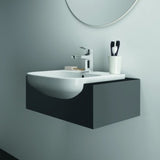 Ideal Standard i.life A Halbeinbauwaschtisch 500x440mm Weiß, 1 Hahnloch, mit Überlauf