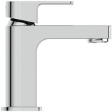 Ideal Standard Edge Waschtischarmatur Chrom 90 mm mit Ablaufgarnitur und Heißwasser-Sparfunktion