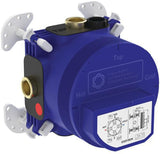 Ideal Standard Ceratherm C100 Armaturen-Bundle UP eckig Chrom – Brausethermostat-Set
