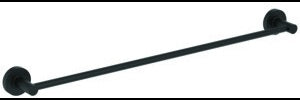 IDEAL STANDARD IOM Handtuchhalter 600 mm Silk Black – Wandmontage, Messing, verdeckte Befestigung