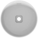 Ideal Standard Aufsatzwaschtisch Strada II 450x450x180mm Weiß ohne Hahnloch mit Überlauf
