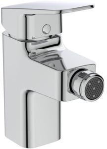 Ideal Standard Ceraplan Bidetarmatur mit Ablaufgarnitur, 94 mm Ausladung, Chrom