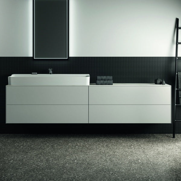 Ideal Standard Conca Aufsatzwaschtisch 1200x450x145 mm Weiß, 1 Hahnloch, ohne Überlauf