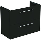 Ideal Standard i.life S Waschtischunterschrank 800 mm, 2 Auszüge, Weiß matt, wandhängend