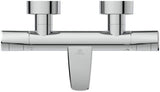 Ideal Standard Badethermostat AP Ceratherm T100, Ausladung 161 mm, Chrom – mit Verbrühschutz