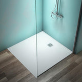 Ideal Standard Ultra Flat S+ Quadrat-Brausewanne 1200x1200mm Mineralguss Weiß Matt