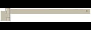 Ideal Standard Handtuchstange Conca Cube 447 mm Silver Storm – Schwenkbar, Messing, verdeckte Befestigung
