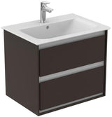 IDEAL STANDARD Connect Air Waschtischunterschrank 600 mm, 2 Auszüge, Weiß Glanz/Matt
