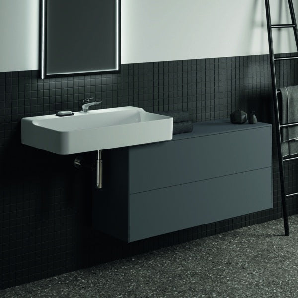 Ideal Standard WT-Unterschrank Conca, 2 Auszüge, ohne Ausschnitt, 1202x373x550 mm, Weiß