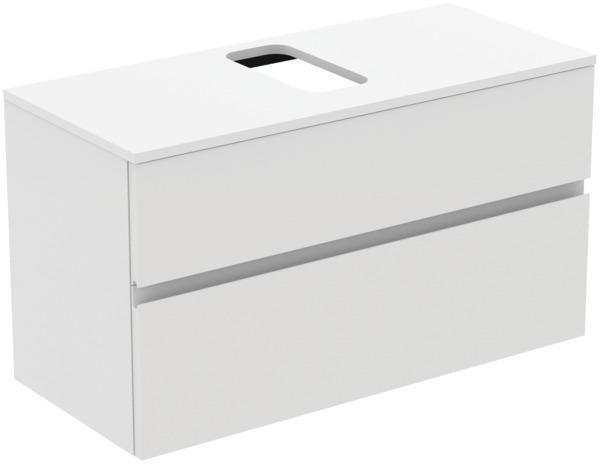 Ideal Standard Finesse Waschtischunterschrank 1002 mm, 2 Auszüge, Greige matt, wandhängend