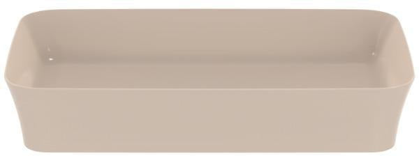 IDEAL STANDARD Ipalyss Schale 650x400x120 mm Seidenweiß – Aufsatzwaschtisch ohne Hahnloch & Überlauf