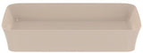 IDEAL STANDARD Ipalyss Schale 650x400x120 mm Seidenweiß – Aufsatzwaschtisch ohne Hahnloch & Überlauf