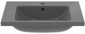 Ideal Standard i.life B Möbelwaschtisch 610 mm Weiß mit Überlauf und 1 Hahnloch