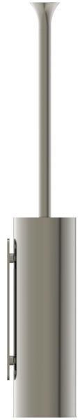 Ideal Standard WC-Bürstengarnitur La Dolce Vita Silver Storm – Wandhängend, Messing, Edelstahl