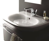 Ideal Standard Melange Waschtischarmatur Chrom 136 mm mit Ablaufgarnitur und flexiblen Schläuchen