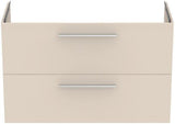 Ideal Standard i.life A Unterschrank 1000 mm Sandbeige matt – 2 Auszüge, Softclose, wandhängend