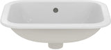 Ideal Standard Connect Einbauwaschtisch 500x380mm Weiß mit Überlauf und Ideal Plus